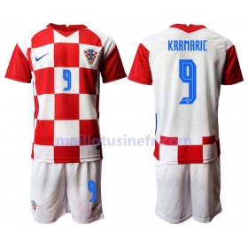 Maillot de Foot Croatie Andrej Kramaric 9 Domicile UEFA EURO 2020 - Enfant